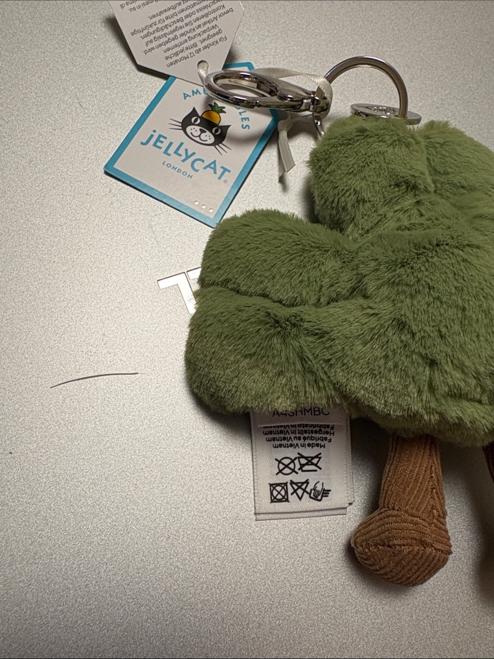 Jellycat shamrock bag charm - Picture 2 of 2